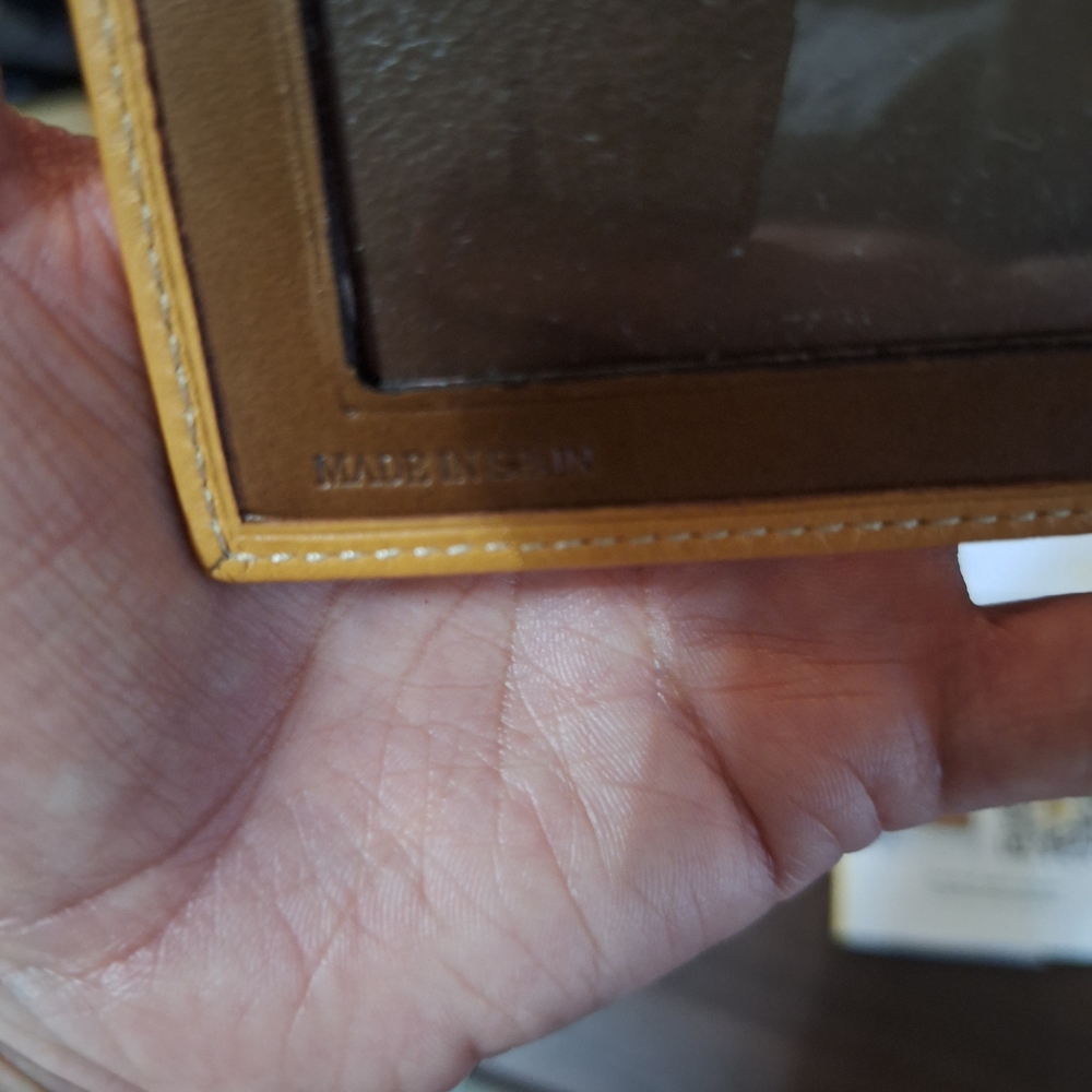Loewe Tan Leather Wallet& Card Holder - Picture 5 of 12